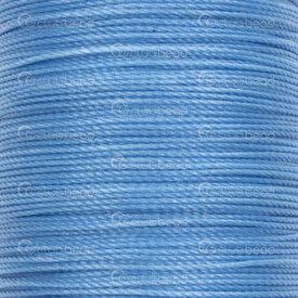 1601-0232-0.505 - Kint Polyester Waxed Thread 6 Strands 0.55mm Blue Ideal for leather 35m Spool 1601-0232-0.505,cuir,Polyester,Waxed,Thread,6 Strands,0.55mm,Blue,35m Spool,China,Kint,Ideal for leather,montreal, quebec, canada, beads, wholesale