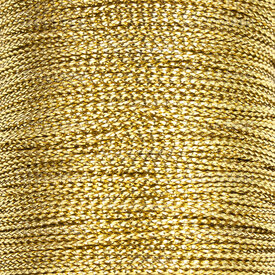 1601-0251-0801 - Corde Nylon 1mm Or 8 Fil Torsade Rouleau 100m 1601-0251-0801,montreal, quebec, canada, beads, wholesale