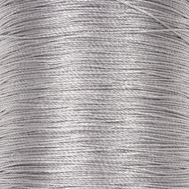 1601-0252-0205 - Corde Polyester 0.2mm Gris Torsade Rouleau 80m 1601-0252-0205,cord,montreal, quebec, canada, beads, wholesale