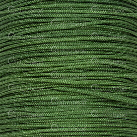1601-0261 - Nylon Thread 0.8mm Camo Green 45m Roll 1601-0261,threads,montreal, quebec, canada, beads, wholesale