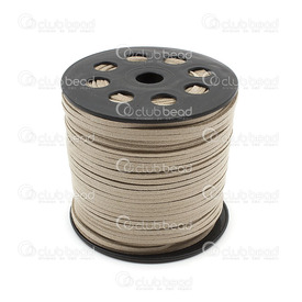 1602-0300-19 - Suedette Cord 1.5x3mm Beige 100yd (91m) 1602-0300-19,Threads and Cords,Suedette,Suedette,Cord,1.5x3mm,Beige,100yd (91m),China,montreal, quebec, canada, beads, wholesale