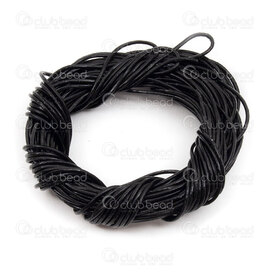 1602-0410-09 - Leather Cord 1mm Black 10m Roll 1602-0410-09,Leather,Cord,1mm,Black,10m Roll,China,montreal, quebec, canada, beads, wholesale