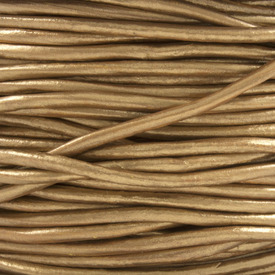 1602-0412-11 - Leather Cord 2mm Gold 10m Roll 1602-0412-11,Clearance by Category,Threads and Cords,Leather,Cord,2MM,Gold,10m Roll,China,montreal, quebec, canada, beads, wholesale