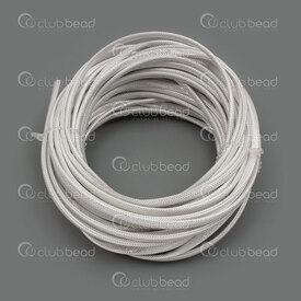 1602-0427-0401 - Pu Faux Leather Flat Cord Soft 4.5x2mm Sparkling White 10m (32.8ft) 1602-0427-0401,Pu Faux Leather,Flat,Cord,Soft,4.5x2mm,White,Sparkling,10m (32.8ft),China,montreal, quebec, canada, beads, wholesale