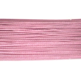 A-1603-0109-45 - Beaders' Choice Stainless Steel Tiger Tail .018 Dark Pink 100m Roll A-1603-0109-45,.018,Stainless Steel,Tiger Tail,.018,Pink,Dark,100m  Roll,China,Beaders' Choice,montreal, quebec, canada, beads, wholesale