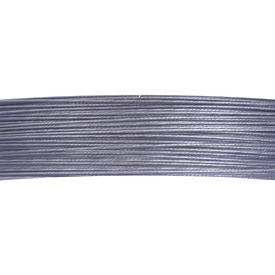 1603-0215-45 - Beaders' Choice Stainless Steel Tiger Tail .018 Medium Blue 10m Roll 1603-0215-45,montreal, quebec, canada, beads, wholesale
