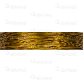 1603-0302-0.35GL - Tigertail Acier Fils 0.35mm Or Rouleau de 25m 1603-0302-0.35GL,Fils métalliques,En acier recouvert de nylon (Tigertail),Autre,montreal, quebec, canada, beads, wholesale