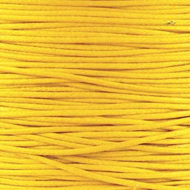 1604-0101 - Cotton Waxed Cord 1mm Yellow 100 Yards 1604-0101,montreal, quebec, canada, beads, wholesale