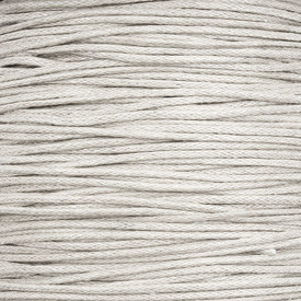 1604-0107 - Cotton Waxed Cord 1mm Light Natural 91m (100 yd) 1604-0107,Cotton,Waxed,Cord,1mm,Natural,Light,91m (100 yd),China,montreal, quebec, canada, beads, wholesale