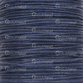 1604-0111 - Cotton Waxed Cord 1mm Navy 91m (100 yd) 1604-0111,Navy,Cotton,Waxed,Cord,1mm,Navy,91m (100 yd),China,montreal, quebec, canada, beads, wholesale