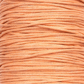 1604-0125 - Cotton Waxed Cord 1mm Peach 91m (100 yd) 1604-0125,Waxed cotton,1mm,Cotton,Waxed,Cord,1mm,Peach,91m (100 yd),China,montreal, quebec, canada, beads, wholesale