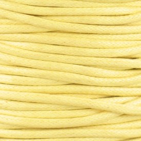 *1604-0201 - Cotton Waxed Cord 2mm Yellow 91m (100 yd) *1604-0201,Yellow,Cotton,Waxed,Cord,2MM,Yellow,91m (100 yd),China,montreal, quebec, canada, beads, wholesale