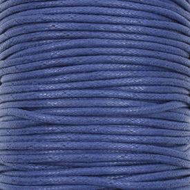 *1604-0211 - Cotton Waxed Cord 2mm Navy 91m (100 yd) *1604-0211,Waxed cotton,Navy,Cotton,Waxed,Cord,2MM,Navy,91m (100 yd),China,montreal, quebec, canada, beads, wholesale