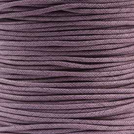 *1604-0223 - Cotton Waxed Cord 2mm Lilac 100 Yards *1604-0223,Waxed cotton,Cotton,Waxed,Cord,2MM,Lilac,100 Yards,China,montreal, quebec, canada, beads, wholesale