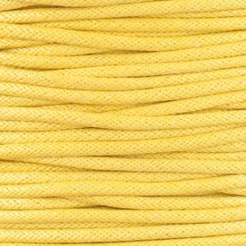 *1604-0301 - Cotton Waxed Cord 1.5mm Yellow 91m (100 yd) *1604-0301,Yellow,Cotton,Waxed,Cord,1.5MM,Yellow,91m (100 yd),China,montreal, quebec, canada, beads, wholesale