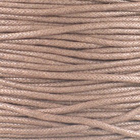 1604-0305 - Cordon Ciré Coton 1.5mm Brun 91m (100 yd) 1604-0305,1.5MM,91m (100 yd),Coton,Ciré,Cordons,1.5MM,Brun,91m (100 yd),Chine,montreal, quebec, canada, beads, wholesale