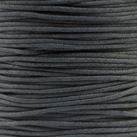 1604-0309 - Cotton Waxed Cord 1.5mm Black 91m (100 yd) 1604-0309,Waxed cotton,Cotton,Waxed,Cord,1.5MM,Black,91m (100 yd),China,montreal, quebec, canada, beads, wholesale