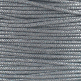 1604-0321 - Cotton Waxed Cord 1.5mm Grey 91m (100 yd) 1604-0321,Waxed cotton,1.5MM,Cotton,Waxed,Cord,1.5MM,Grey,91m (100 yd),China,montreal, quebec, canada, beads, wholesale