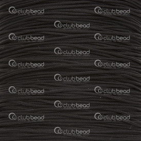 1604-0400-01 - Cordon Polyester 1mm Noir 91m (100 yd) 1604-0400-01,Polyester,Cordons,1mm,Noir,91m (100 yd),Chine,montreal, quebec, canada, beads, wholesale