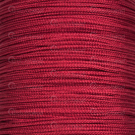 1604-0400-19 - Cordon Polyester 1mm Rouge 91m (100 yd) 1604-0400-19,Polyester,Cordons,1mm,Rouge,91m (100 yd),Chine,montreal, quebec, canada, beads, wholesale