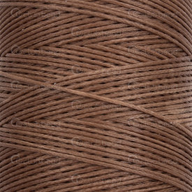 1604-0430-01 - Polyamide Waxed Thread Flat 1mm Dark Brown Ideal for leather 250m Spool 1604-0430-01,Polyamide,Waxed,Thread,Flat,1mm,Brown,Dark,250m Spool,China,Ideal for leather,montreal, quebec, canada, beads, wholesale