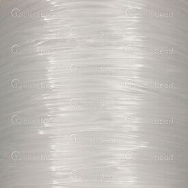 1605-0100-1.5 - Monofilement Elastic Thread 1.5mm Clear 15m Roll 1605-0100-1.5,Elastic,Monofilement,Elastic,Thread,1.5MM,Clear,15m Roll,China,montreal, quebec, canada, beads, wholesale