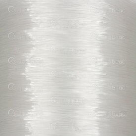 1605-0109 - Monofilement Elastic Thread 0.6mm Clear 100m Roll 1605-0109,Threads and Cords,Elastic,Monofilament,Monofilement,Elastic,Thread,0.6mm,Clear,100m Roll,China,montreal, quebec, canada, beads, wholesale