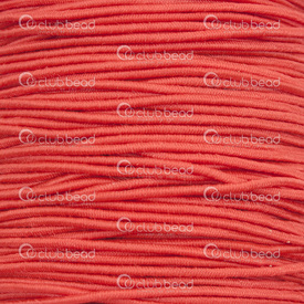 1605-0120-03 - Nylon Elastic Cord 0.8mm Red 50m Roll 1605-0120-03,Elastic,Nylon,Elastic,Cord,0.8mm,Red,50m Roll,China,montreal, quebec, canada, beads, wholesale