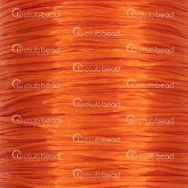 1605-0143-05 - Lycra Elastic Thread Flat 0.8mm Orange 60m Roll 1605-0143-05,Threads and Cords,Elastic,Lycra,Lycra,Elastic,Thread,Flat,0.8mm,Orange,60m Roll,China,montreal, quebec, canada, beads, wholesale