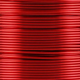 *1606-1024-13 - Beaders' Choice Fils Cuivre 24 Jauge Rouge Feu App. 18m Turquie *1606-1024-13,montreal, quebec, canada, beads, wholesale