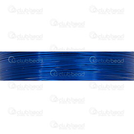 1606-1526-01 - Iron wire 26gauge (0.4mm) blue 10m roll 1606-1526-01,Metallic wires,Other,montreal, quebec, canada, beads, wholesale