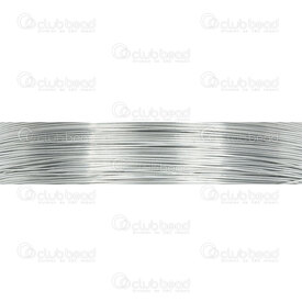 1606-1526-03 - Iron wire 26gauge (0.4mm) silver 10m roll 1606-1526-03,Other,montreal, quebec, canada, beads, wholesale