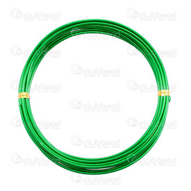 1607-0202-19 - Beaders' Choice Aluminum Wire 2mm Emerald App. 4.2m 1607-0202-19,Aluminum,Wire,2MM,Emerald,App. 4.2m,China,Beaders' Choice,montreal, quebec, canada, beads, wholesale
