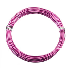 1607-0203-17 - Beaders' Choice Aluminum Wire 2.5mm Dark Pink App. 3m 1607-0203-17,Metallic wires,Aluminum,Aluminum,Wire,2.5mm,Dark Pink,App. 3m,China,Beaders' Choice,montreal, quebec, canada, beads, wholesale