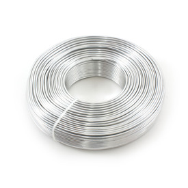 1607-0302-01 - Beaders' Choice Fils Aluminium 1kg 2mm Argent App. 118m. 1607-0302-01,Aluminium,Argent,Aluminum,Fils,1kg,2MM,Argent,App. 118m.,Chine,Beaders' Choice,montreal, quebec, canada, beads, wholesale