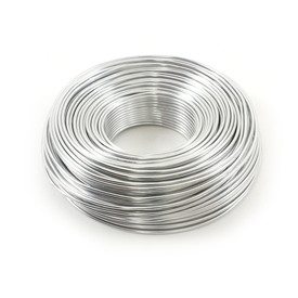 1607-0304-01 - Beaders' Choice Aluminum Wire 1kg 3mm Silver App. 52.5m. 1607-0304-01,Aluminum,Aluminum,Wire,1kg,3MM,Silver,App. 52.5m.,China,Beaders' Choice,montreal, quebec, canada, beads, wholesale