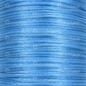1608-5021-0303 - Nylon Cord Rat Tail 1.5mm Blue 55m (180ft) 1608-5021-0303,Threads and Cords,Rat tail,Nylon,Cord,Rat Tail,1.5MM,Blue,55m (180ft),China,montreal, quebec, canada, beads, wholesale