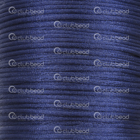 1608-5021-0305 - Nylon Cord Rat Tail 1.5mm Navy Blue 55m (180ft) 1608-5021-0305,Threads and Cords,Rat tail,Nylon,Cord,Rat Tail,1.5MM,Navy Blue,55m (180ft),China,montreal, quebec, canada, beads, wholesale