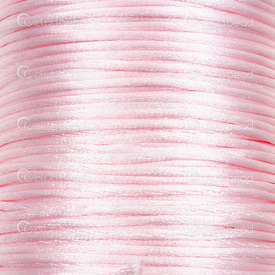 1608-5021-0307 - Nylon Cord Rat Tail 1.5mm Pink 55m (180ft) 1608-5021-0307,Rat tail,Nylon,Cord,Rat Tail,1.5MM,Pink,55m (180ft),China,montreal, quebec, canada, beads, wholesale