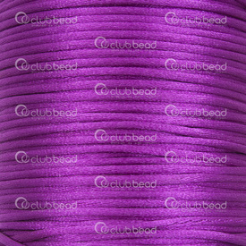 1608-5021-0311 - DISC Nylon Rat Tail 1.5mm purple 55m Roll 1608-5021-0311,montreal, quebec, canada, beads, wholesale