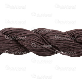 1610-2000-07 - Polyester Silk Imitaion Thread 1mm Brown 28m 1610-2000-07,Fils 1mm,28m,Polyester,Silk Imitaion,Thread,1mm,Brown,28m,China,montreal, quebec, canada, beads, wholesale