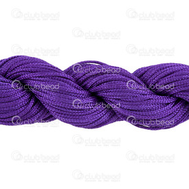 1610-2000-09 - Polyester Silk Imitaion Thread 1mm Purple 28m 1610-2000-09,Threads and Cords,Silk imitation ,Polyester,Silk Imitaion,Thread,1mm,Purple,28m,China,montreal, quebec, canada, beads, wholesale