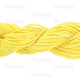 1610-2000-15 - Polyester Silk Imitaion Thread 1mm Yellow 28m 1610-2000-15,Threads and Cords,Silk imitation ,Polyester,Silk Imitaion,Thread,1mm,Yellow,28m,China,montreal, quebec, canada, beads, wholesale