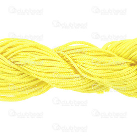 1610-2000-17 - Polyester Silk Imitaion Thread 1mm Neon Yellow 25m 1610-2000-17,Polyester,Silk Imitaion,Thread,1mm,Yellow,Neon,25m,China,montreal, quebec, canada, beads, wholesale