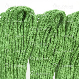 *1610-2001-13 - Fil à broder Coton Vert 6x8m *1610-2001-13,Coton,Embroidery Thread,Vert,6x8m,Chine,montreal, quebec, canada, beads, wholesale