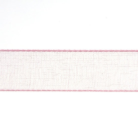 *A-1610-5103 - Organza Ribbon 1/2'' (1.27cm) Pink 50 Yard *A-1610-5103,montreal, quebec, canada, beads, wholesale