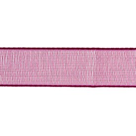 *A-1610-5313 - Organza Ribbon 1/8'' (0.32cm) Burgundy 50 Yard *A-1610-5313,montreal, quebec, canada, beads, wholesale