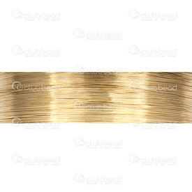 1616-0003-GL - Copper Wire Silver Plated 0.30mm 28 gauge Gold 20m Roll 1616-0003-GL,16 gauge wire,montreal, quebec, canada, beads, wholesale