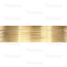 1616-0005-GL - Copper Wire Silver Plated 0.50mm 24 gauge Gold 8m Roll 1616-0005-GL,Cords-Threads-Wires,Ã,montreal, quebec, canada, beads, wholesale
