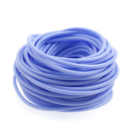 *1619-0130-05 - Rubber Tubing Round 2.5mm Light Blue 10m Roll *1619-0130-05,Tubes,Rubber,Tubing,Round,2.5mm,Blue,Light,10m Roll,China,montreal, quebec, canada, beads, wholesale